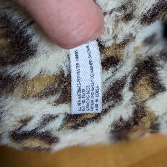 Vintage Ringling Bros and Barnum and Bailey Circus Leopard Plush with tag - Picture 5 of 7